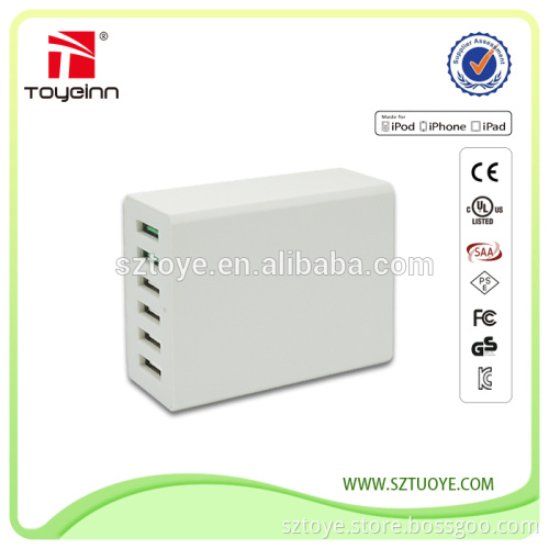 6 usb charger 55w usb fast charger for iphone